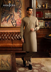 Asim Jofa Men Wash & Wear 2 Piece Unstitched Suit AJ24MB AJMB-07
