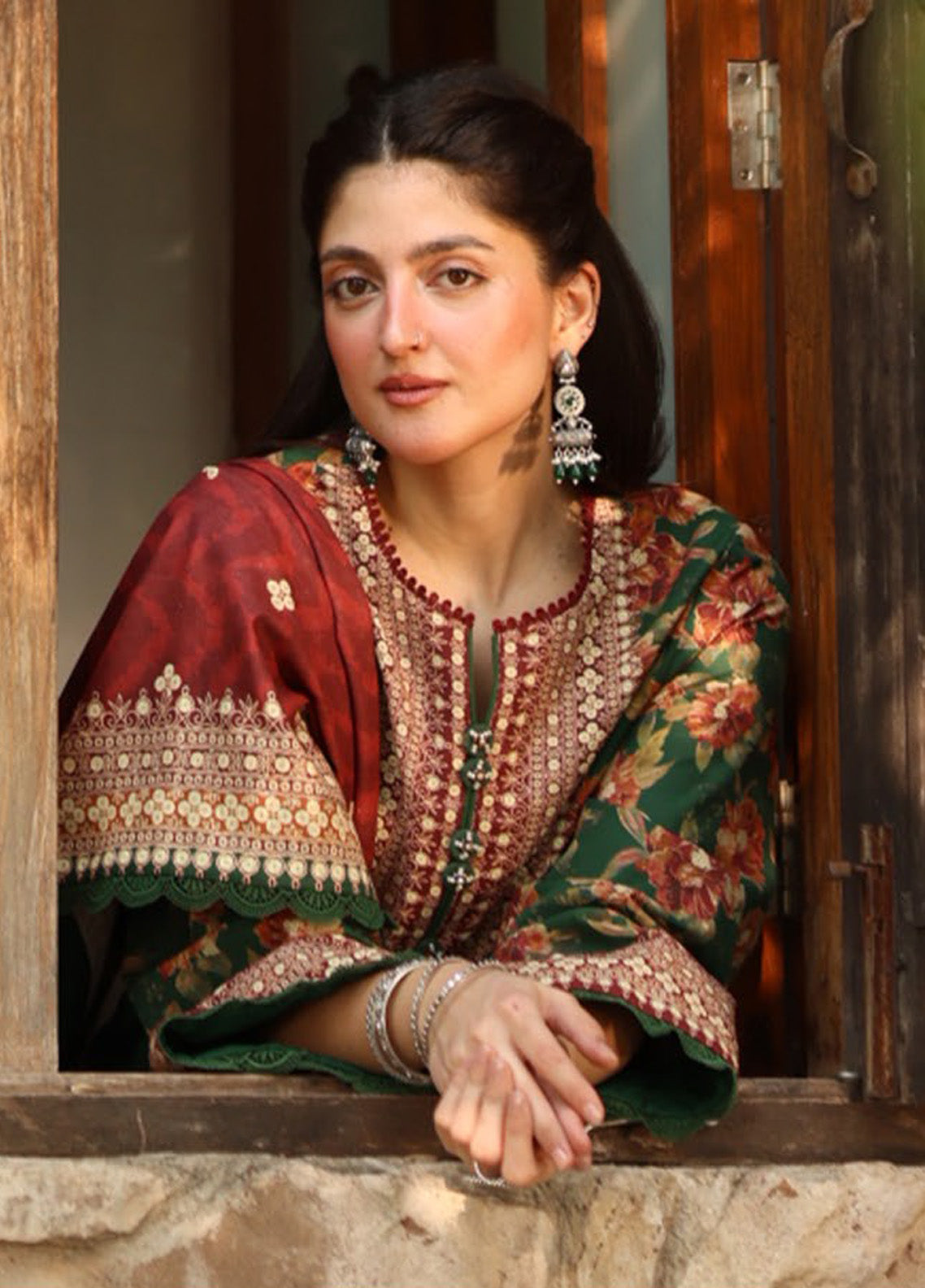 Asim Jofa Printed Khaddar Winter 3 Piece Unstitched Suit AJ24UW AJUW-31 Asim Jofa Printed Khaddar Winter 3 Piece Unstitched Suit AJ24UW AJUW-31