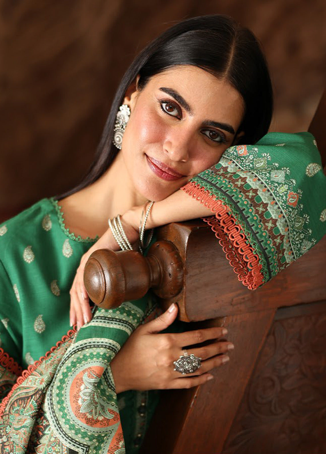 Asim Jofa Printed Khaddar Winter 3 Piece Unstitched Suit AJ24UW AJUW-32 Asim Jofa Printed Khaddar Winter 3 Piece Unstitched Suit AJ24UW AJUW-32