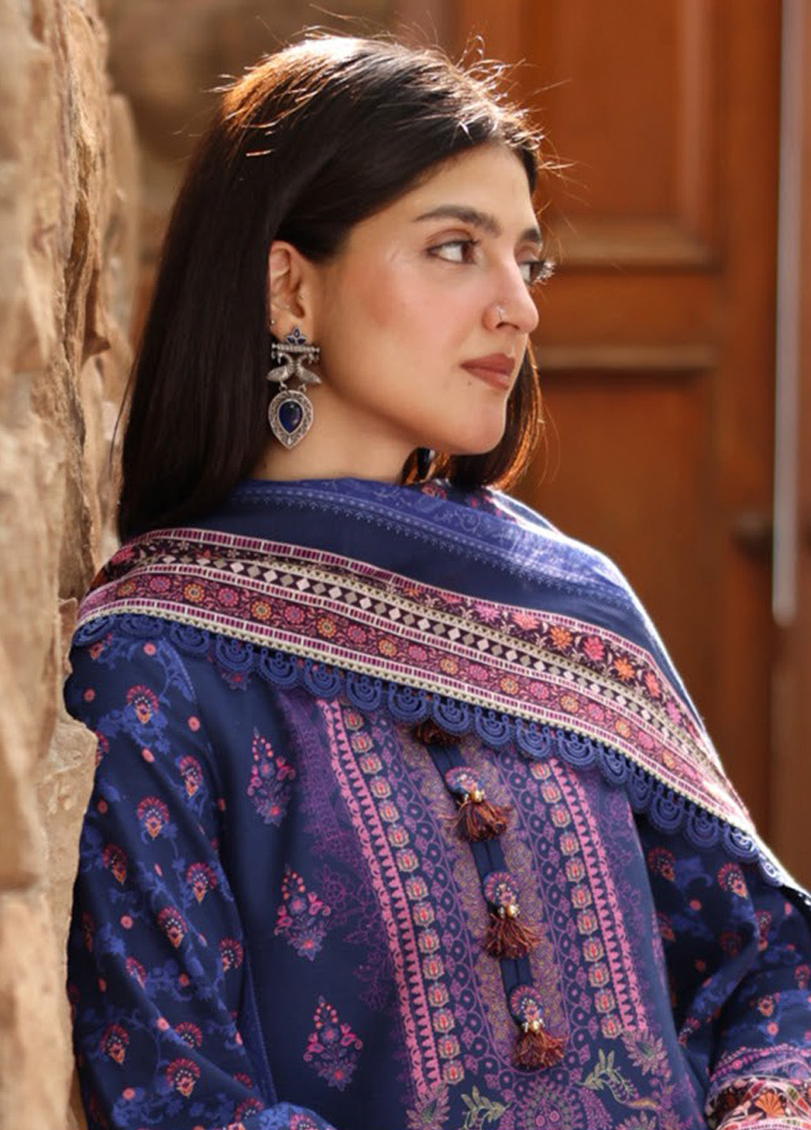 Asim Jofa Printed Khaddar Winter 3 Piece Unstitched Suit AJ24UW AJUW-33 Asim Jofa Printed Khaddar Winter 3 Piece Unstitched Suit AJ24UW AJUW-33