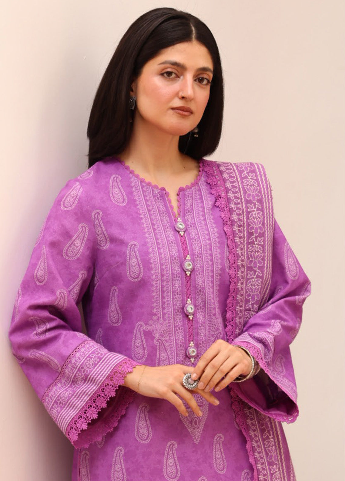 Asim Jofa Printed Khaddar Winter 3 Piece Unstitched Suit AJ24UW AJUW-34 Asim Jofa Printed Khaddar Winter 3 Piece Unstitched Suit AJ24UW AJUW-34