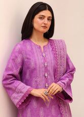 Asim Jofa Printed Khaddar Winter 3 Piece Unstitched Suit AJ24UW AJUW-34