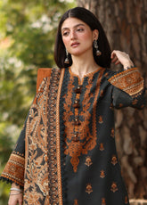 Asim Jofa Printed Khaddar Winter 3 Piece Unstitched Suit AJ24UW AJUW-37