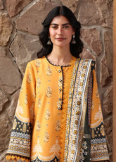 Asim Jofa Printed Khaddar Winter 3 Piece Unstitched Suit AJ24UW AJUW-38