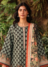 Asim Jofa Printed Khaddar Winter 3 Piece Unstitched Suit AJ24UW AJUW-43