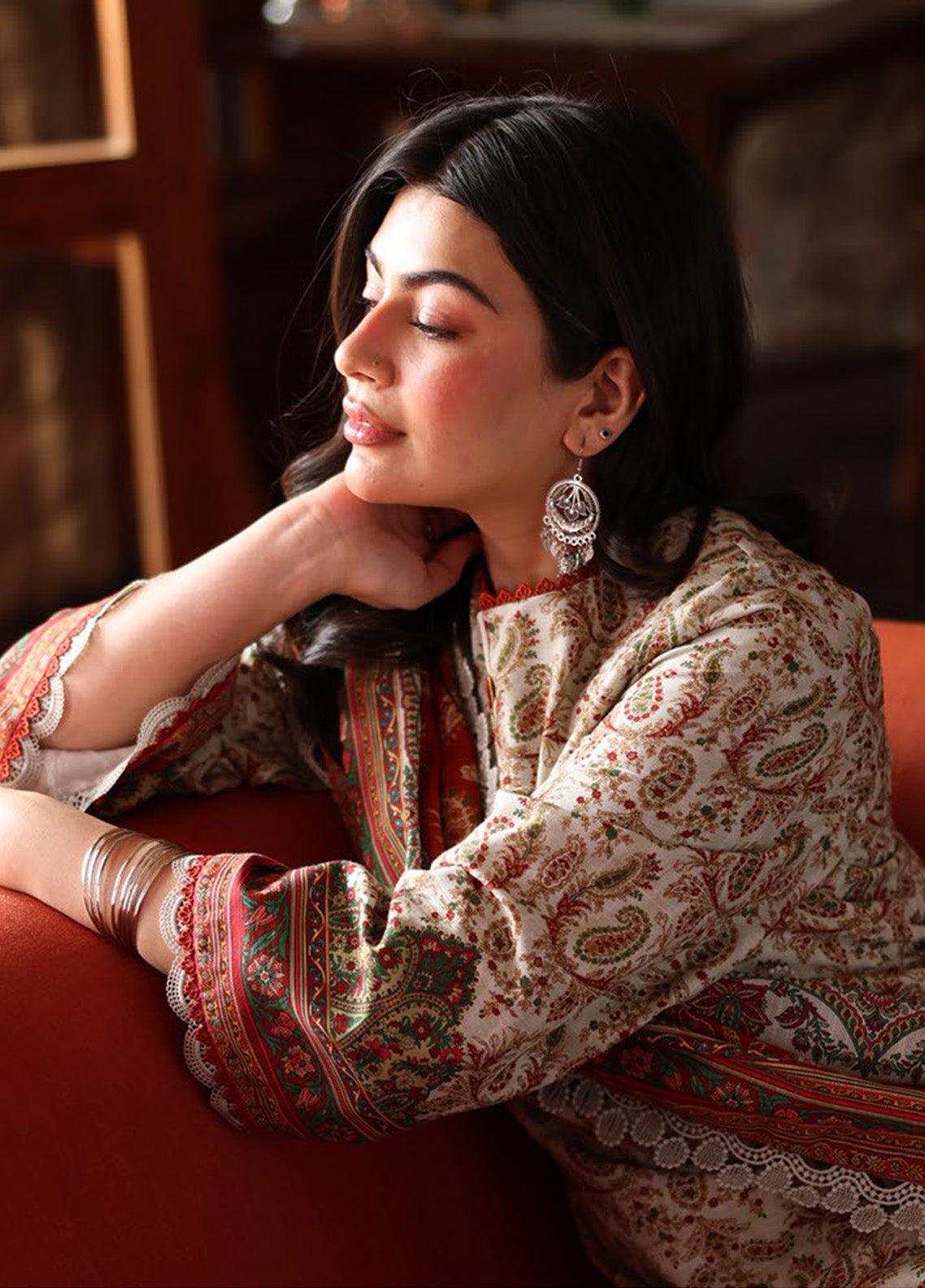 Asim Jofa Printed Khaddar Winter 3 Piece Unstitched Suit AJ24UW AJUW-44 Asim Jofa Printed Khaddar Winter 3 Piece Unstitched Suit AJ24UW AJUW-44
