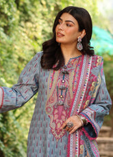 Asim Jofa Printed Khaddar Winter 3 Piece Unstitched Suit AJ24UW AJUW-45