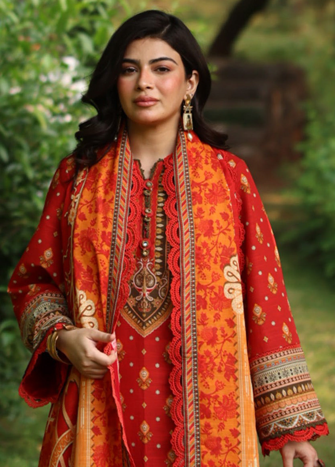 Asim Jofa Printed Khaddar Winter 3 Piece Unstitched Suit AJ24UW AJUW-47 Asim Jofa Printed Khaddar Winter 3 Piece Unstitched Suit AJ24UW AJUW-47