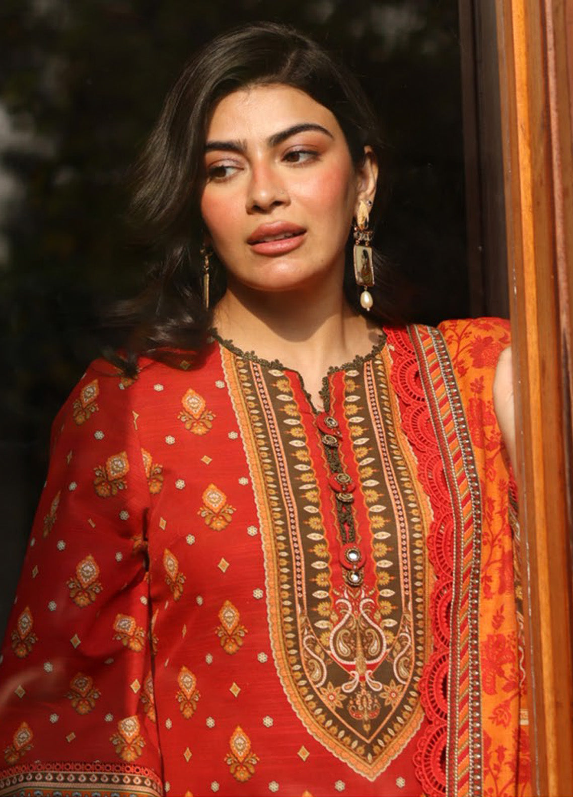 Asim Jofa Printed Khaddar Winter 3 Piece Unstitched Suit AJ24UW AJUW-47 Asim Jofa Printed Khaddar Winter 3 Piece Unstitched Suit AJ24UW AJUW-47