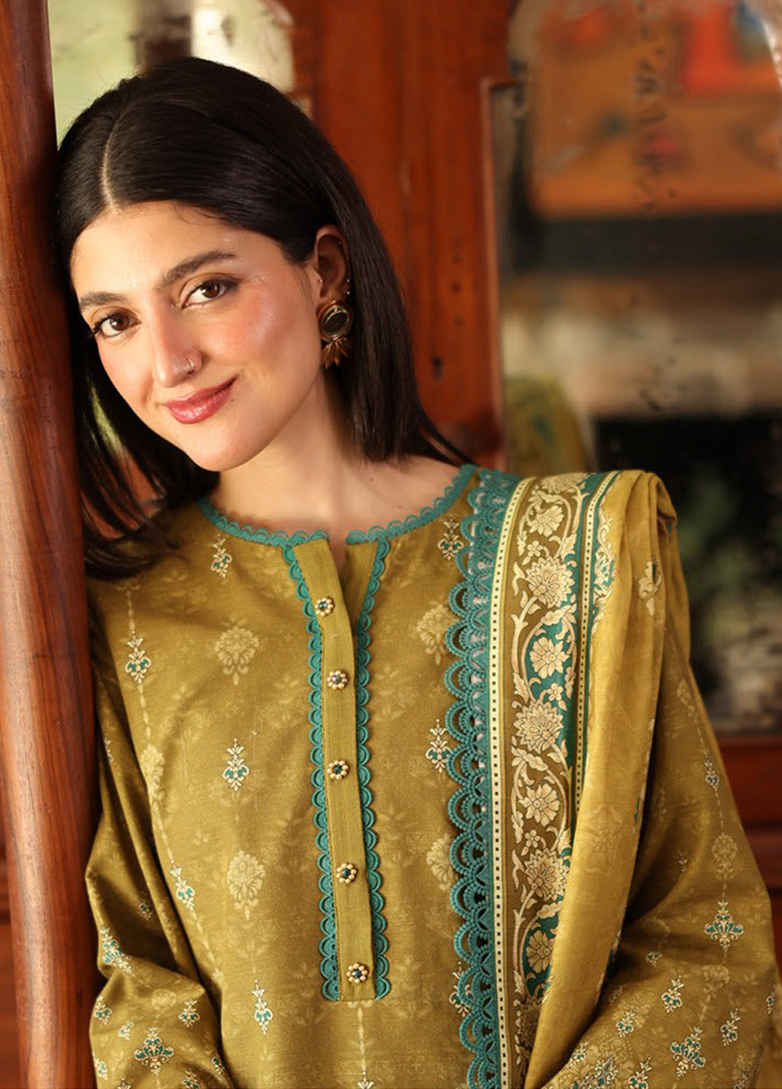 Asim Jofa Printed Khaddar Winter 3 Piece Unstitched Suit AJ24UW AJUW-49 Asim Jofa Printed Khaddar Winter 3 Piece Unstitched Suit AJ24UW AJUW-49