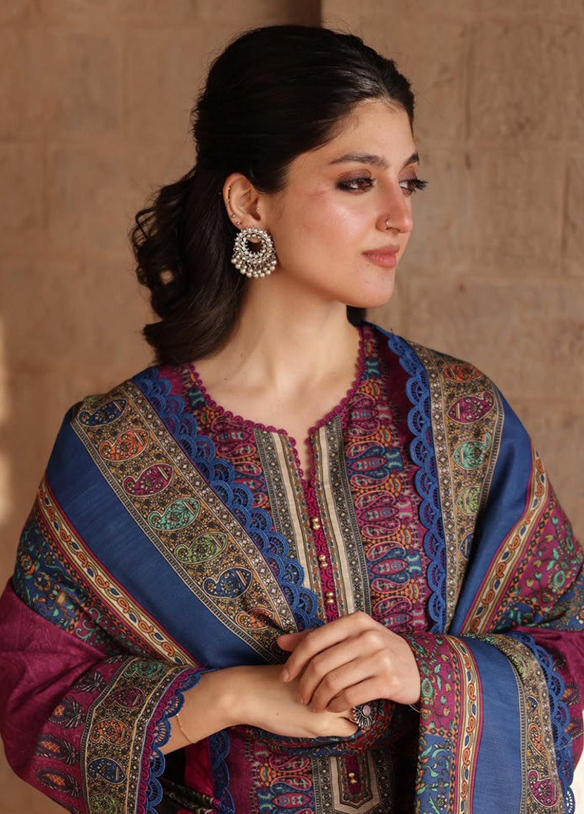 Asim Jofa Printed Khaddar Winter 3 Piece Unstitched Suit AJ24UW AJUW-51 Asim Jofa Printed Khaddar Winter 3 Piece Unstitched Suit AJ24UW AJUW-51