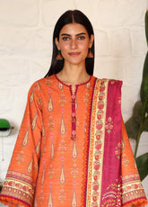 Asim Jofa Printed Khaddar Winter 3 Piece Unstitched Suit AJ24UW AJUW-54