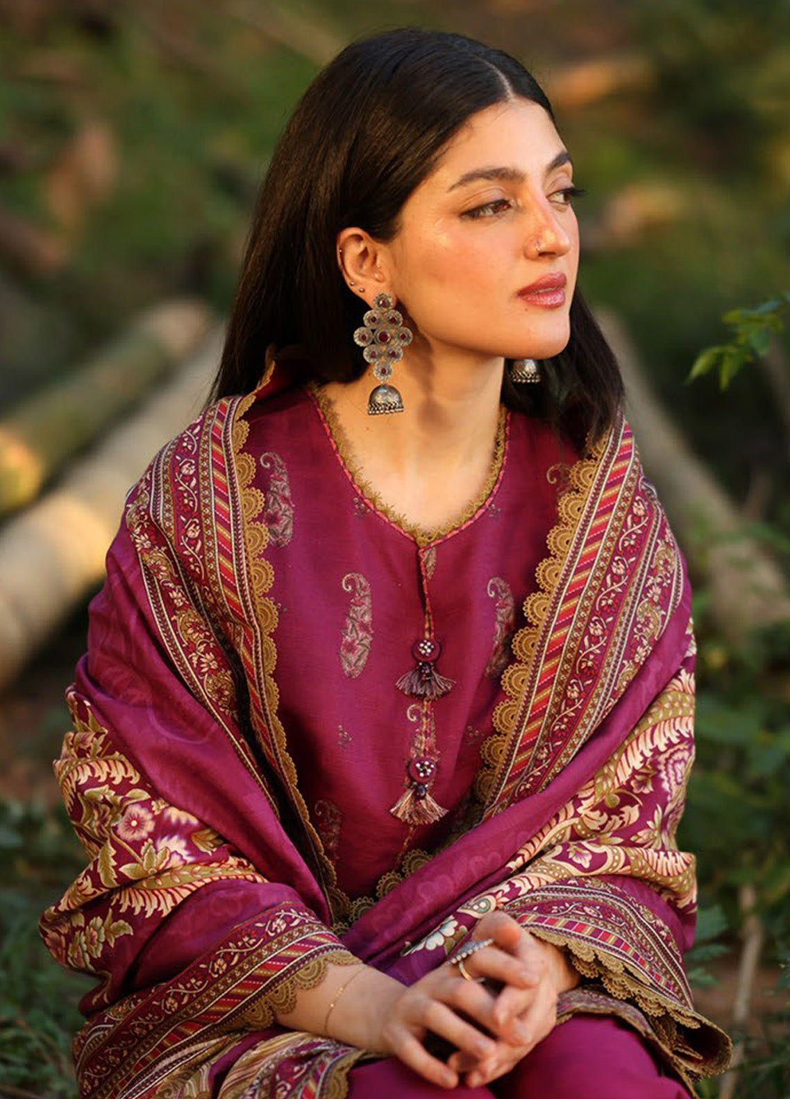 Asim Jofa Printed Khaddar Winter 3 Piece Unstitched Suit AJ24UW AJUW-58 Asim Jofa Printed Khaddar Winter 3 Piece Unstitched Suit AJ24UW AJUW-58