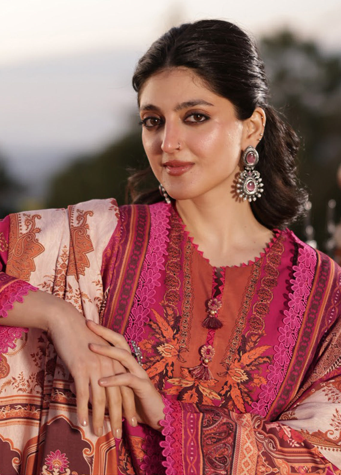 Asim Jofa Printed Viscose Winter 3 Piece Unstitched Suit AJ24UW AJUW-63 Asim Jofa Printed Viscose Winter 3 Piece Unstitched Suit AJ24UW AJUW-63