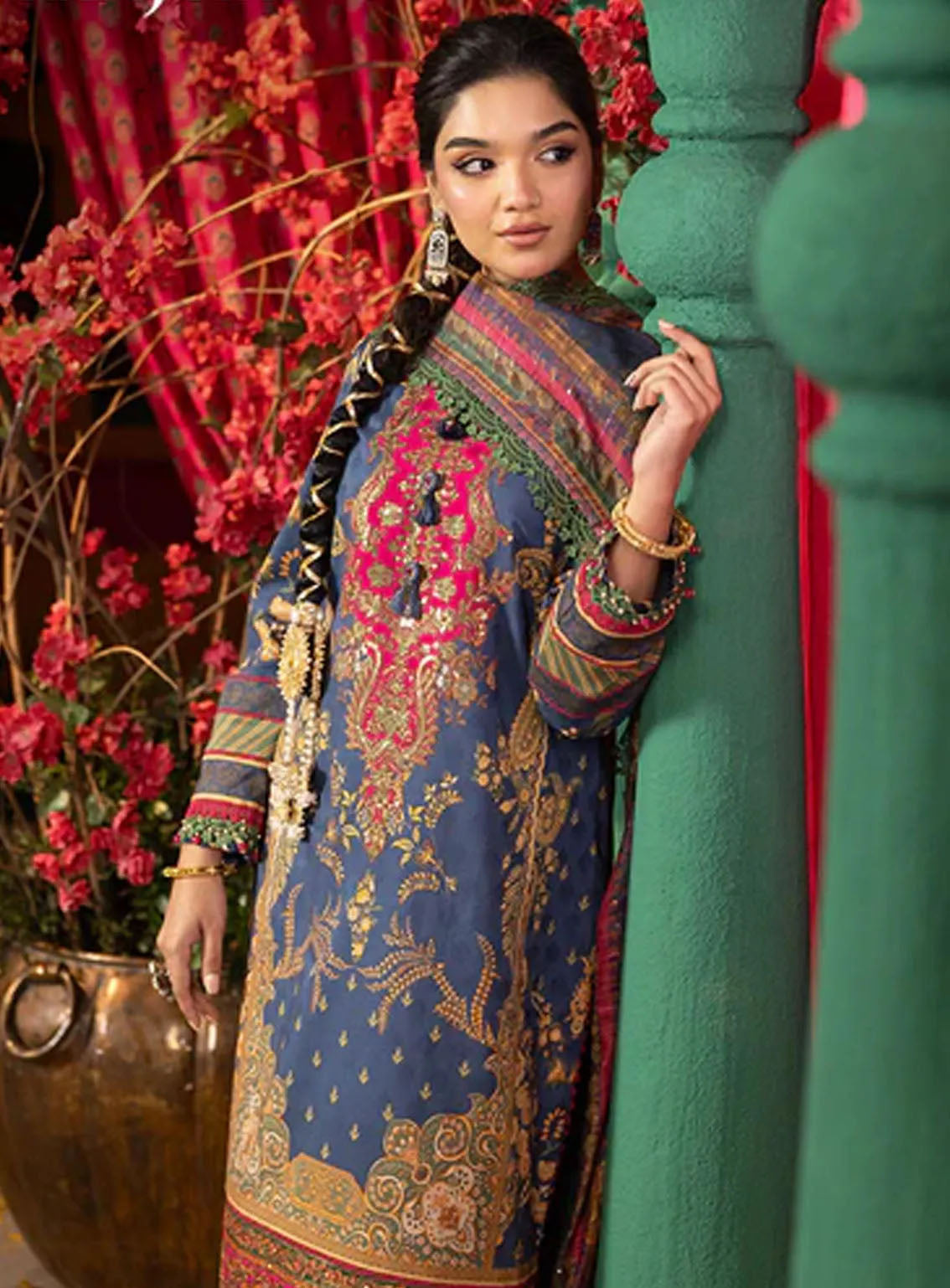 Asra By Asim Jofa Eid Festive Jacquard 3 Piece Unstitched Suit AJ24AE AJRA-03 Asra By Asim Jofa Eid Festive Jacquard 3 Piece Unstitched Suit AJ24AE AJRA-03