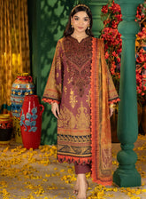 Asra By Asim Jofa Eid Festive Jacquard 3 Piece Unstitched Suit AJ24AE AJRA-04