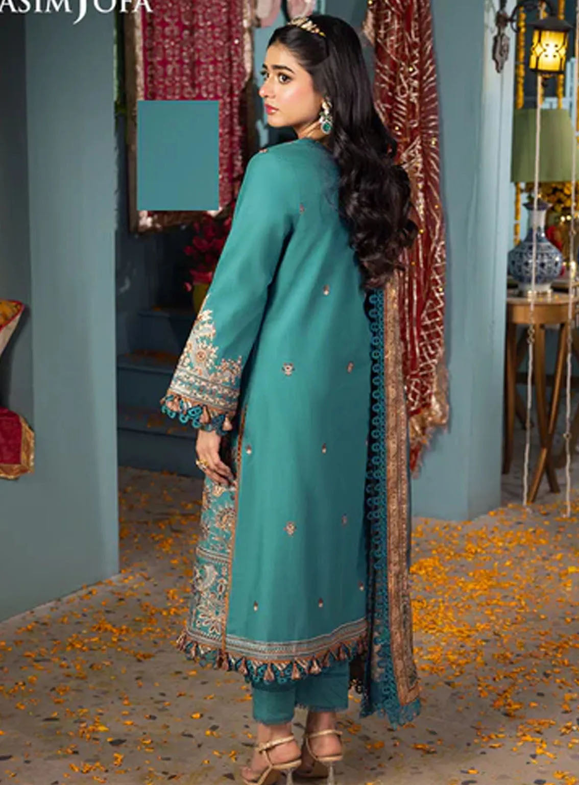 Asra By Asim Jofa Eid Festive Lawn 3 Piece Unstitched Suit AJ24AE AJRA-10 Asra By Asim Jofa Eid Festive Lawn 3 Piece Unstitched Suit AJ24AE AJRA-10