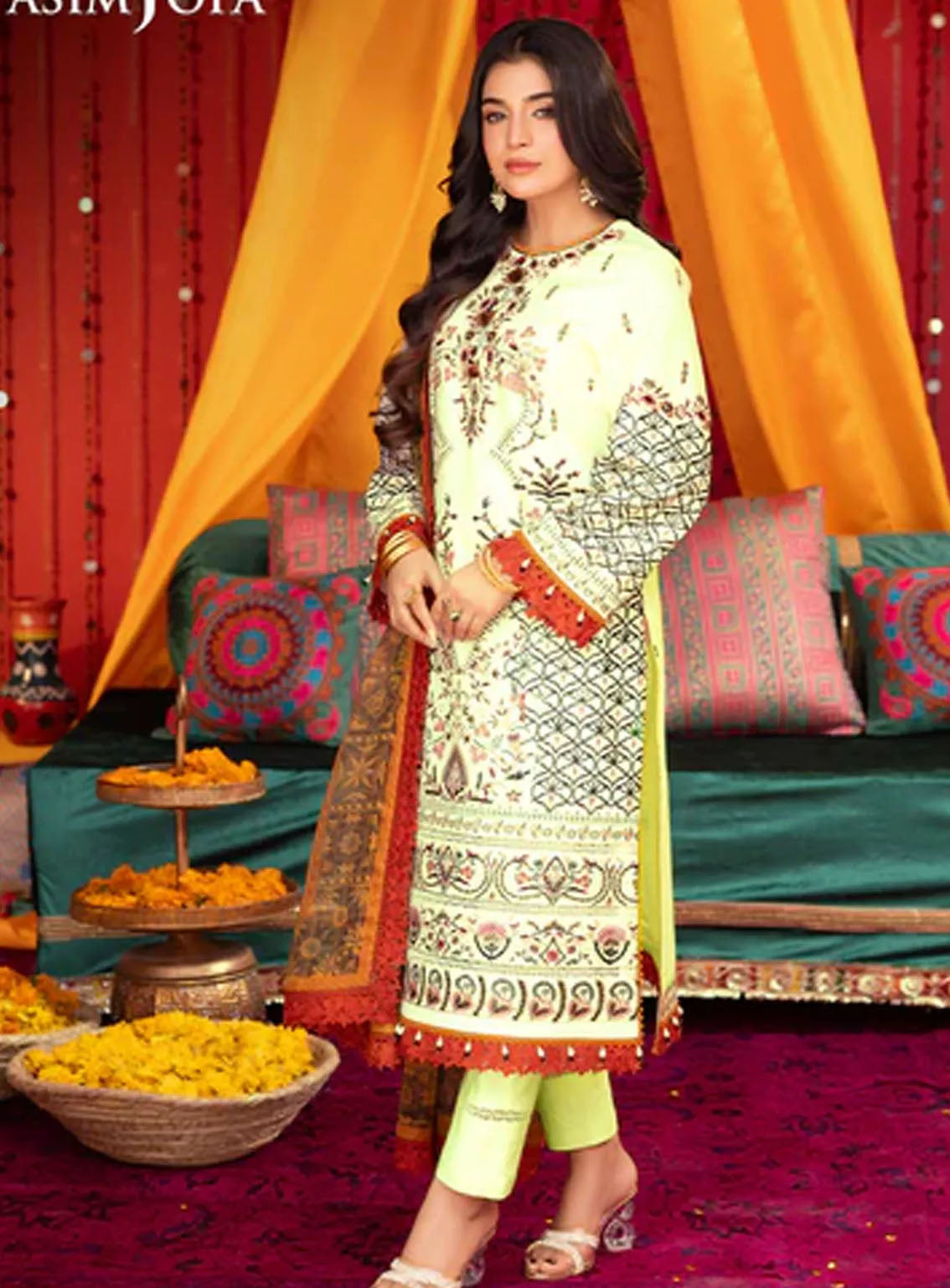 Asra By Asim Jofa Eid Festive Lawn 3 Piece Unstitched Suit AJ24AE AJRA-15 Asra By Asim Jofa Eid Festive Lawn 3 Piece Unstitched Suit AJ24AE AJRA-15