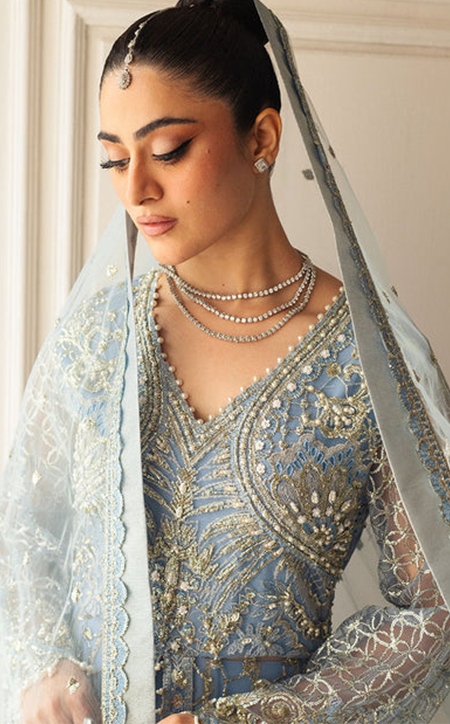 Aura By Mushq Embroidered Net 4 Piece Unstitched Suit MQ24HA D-04 PERIWINKLE Aura By Mushq Embroidered Net 4 Piece Unstitched Suit MQ24HA D-04 PERIWINKLE