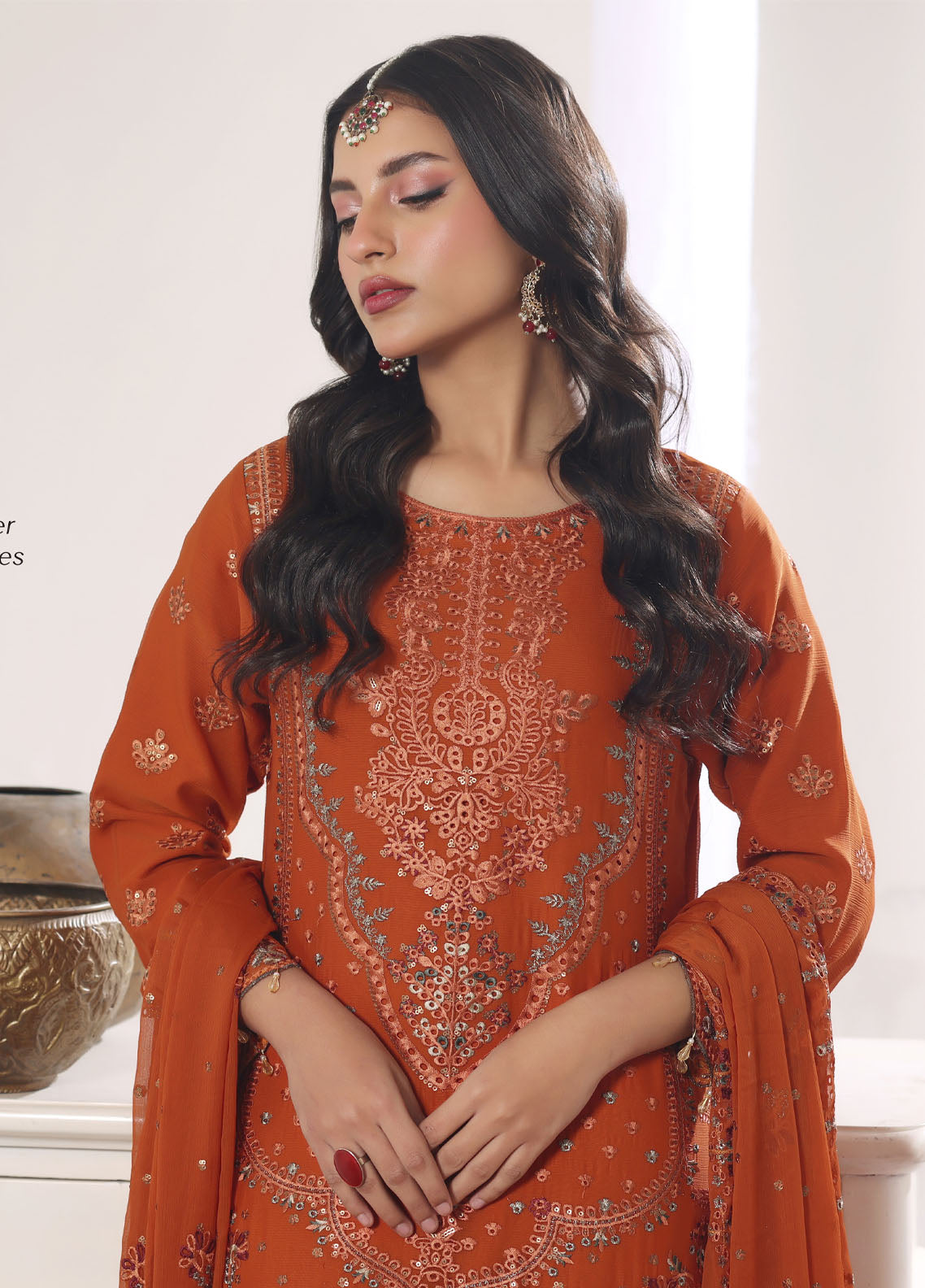 Aura By Soghat Creation Luxury Embroidered Chiffon 3 Piece Unstitched Suit SC26A D-LC-02 Aura By Soghat Creation Luxury Embroidered Chiffon 3 Piece Unstitched Suit SC26A D-LC-02