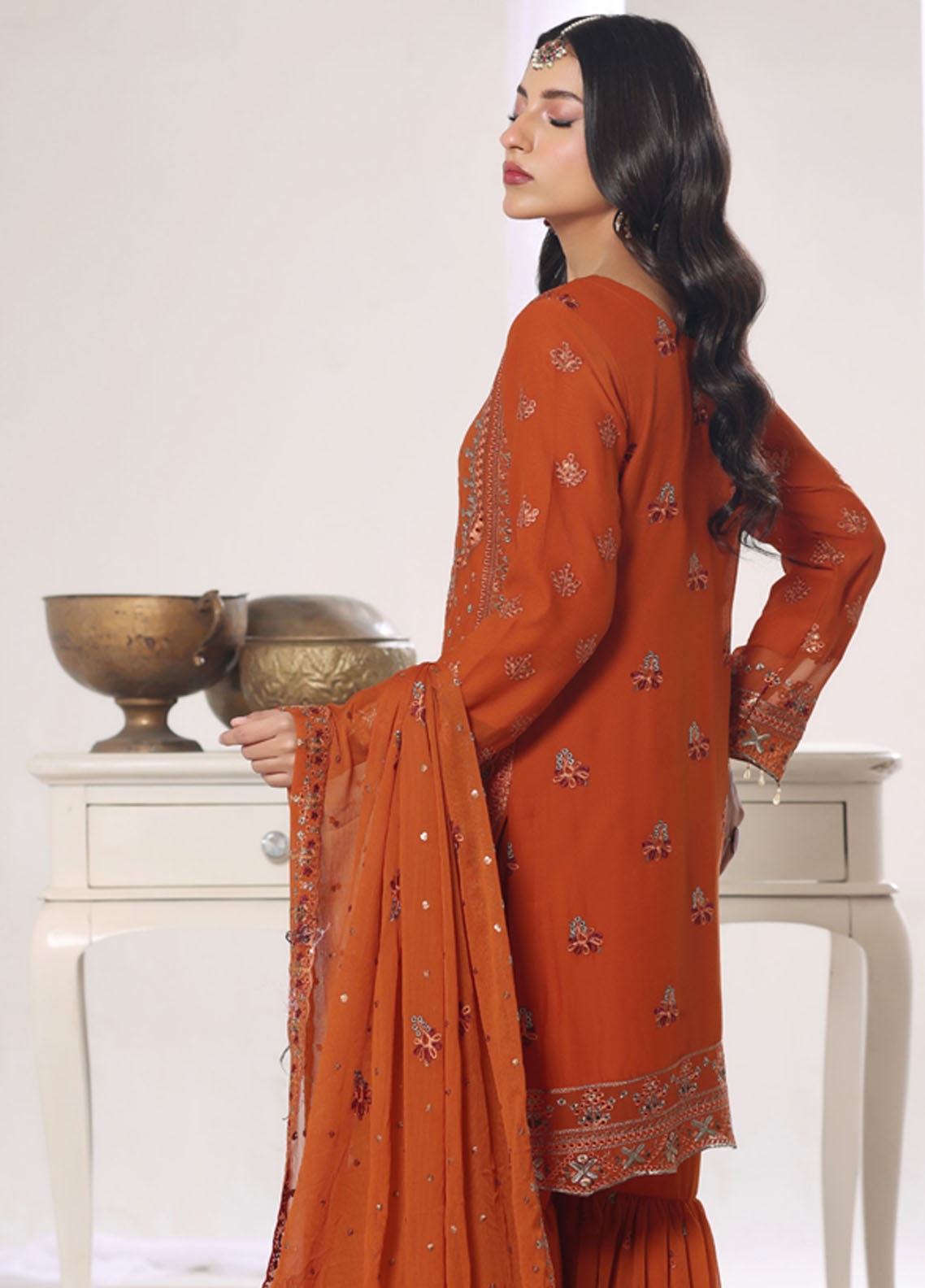 Aura By Soghat Creation Luxury Embroidered Chiffon 3 Piece Unstitched Suit SC26A D-LC-02 Aura By Soghat Creation Luxury Embroidered Chiffon 3 Piece Unstitched Suit SC26A D-LC-02