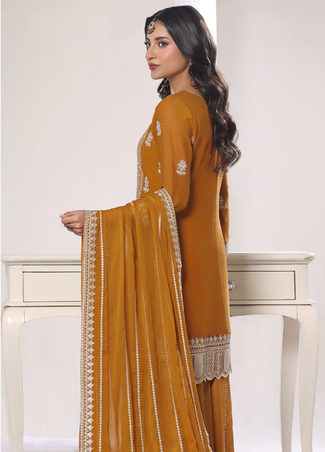 Aura By Soghat Creation Luxury Embroidered Chiffon 3 Piece Unstitched Suit SC26A D-LC-06 Aura By Soghat Creation Luxury Embroidered Chiffon 3 Piece Unstitched Suit SC26A D-LC-06