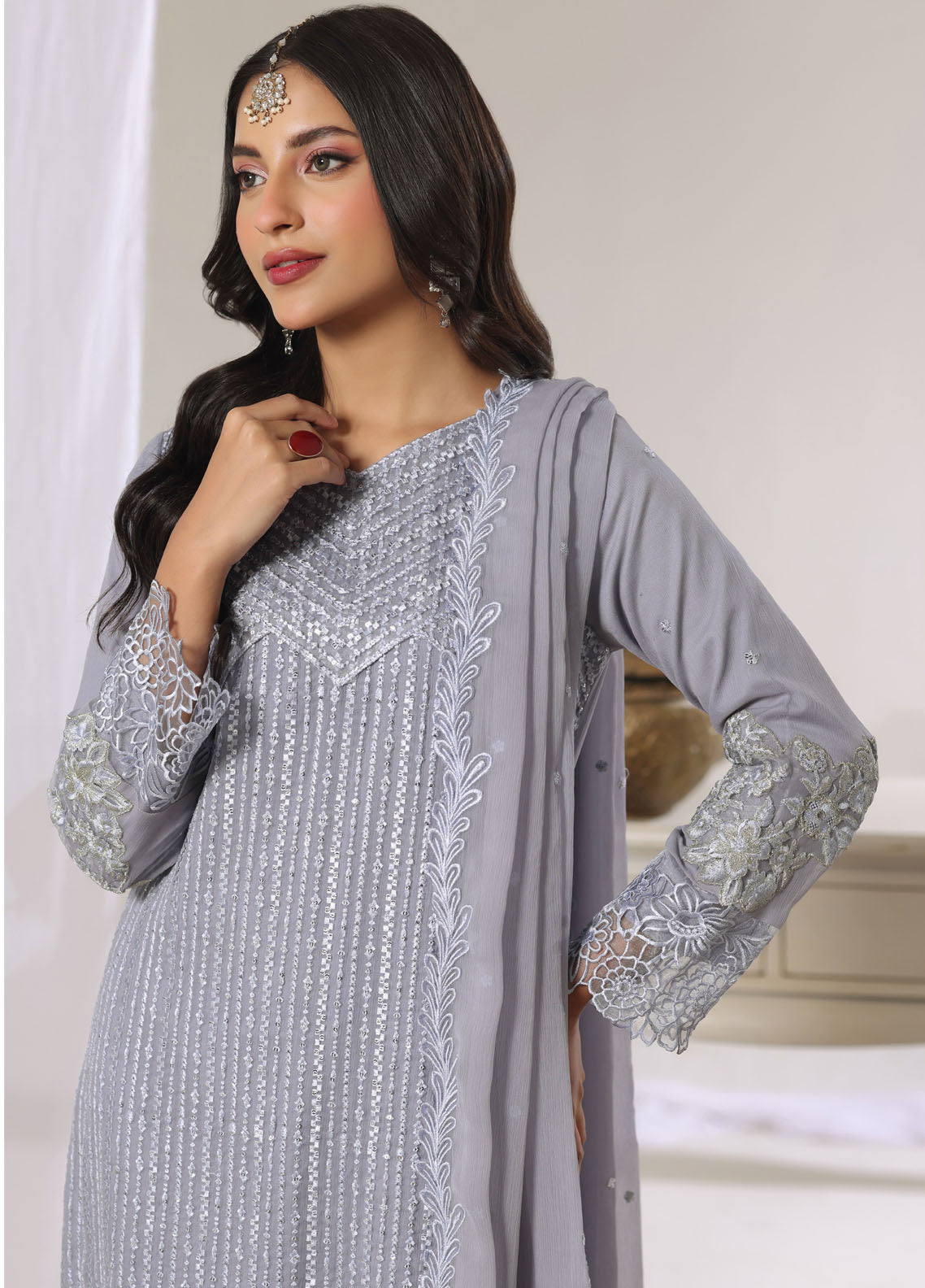 Aura By Soghat Creation Luxury Embroidered Chiffon 3 Piece Unstitched Suit SC26A D-LC-07 Aura By Soghat Creation Luxury Embroidered Chiffon 3 Piece Unstitched Suit SC26A D-LC-07