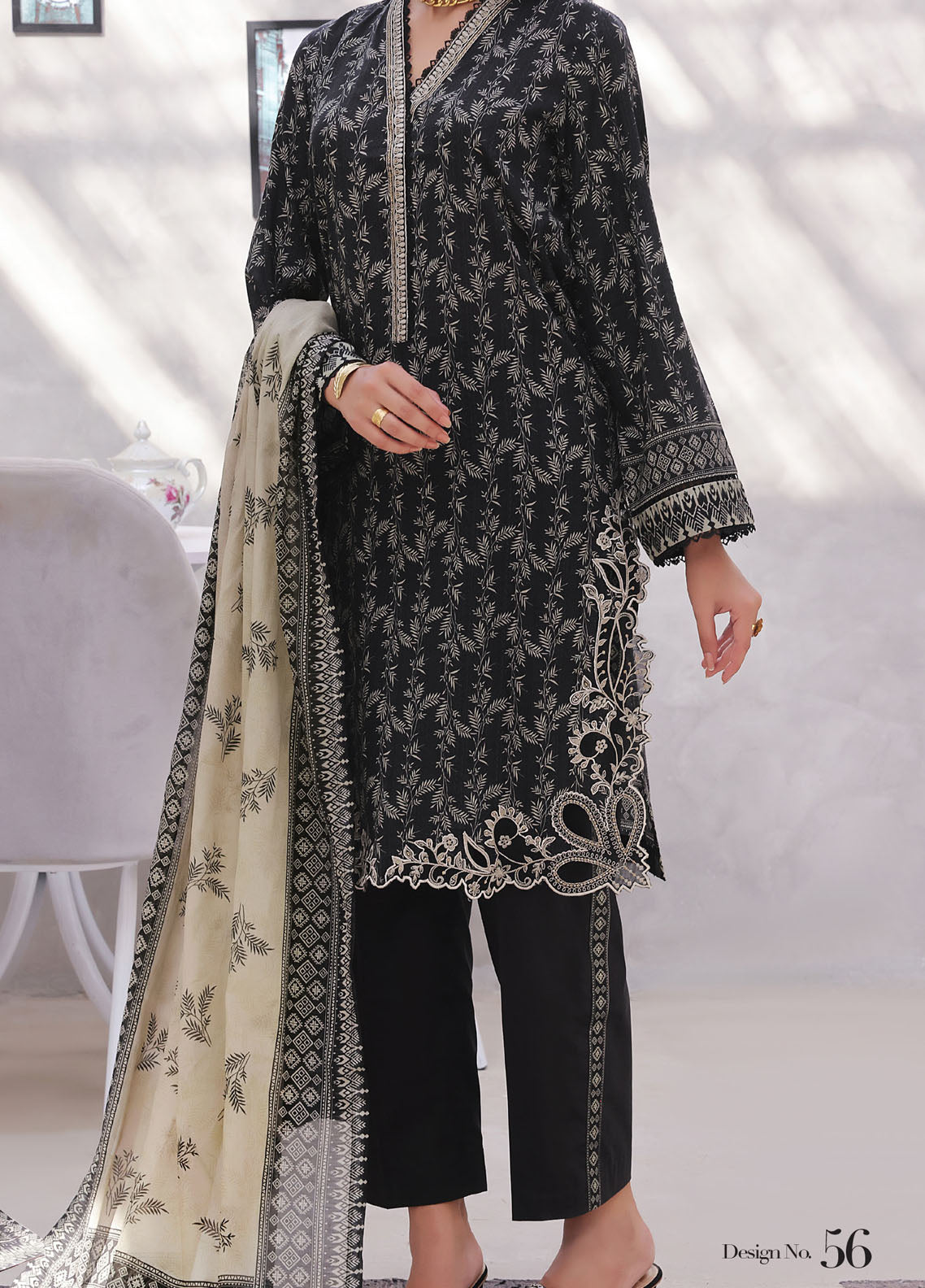 Ayesha Alishba By VS Textile Embroidered Lawn 3 Piece Unstitched Suit VS25AAELE D-56 Ayesha Alishba By VS Textile Embroidered Lawn 3 Piece Unstitched Suit VS25AAELE D-56