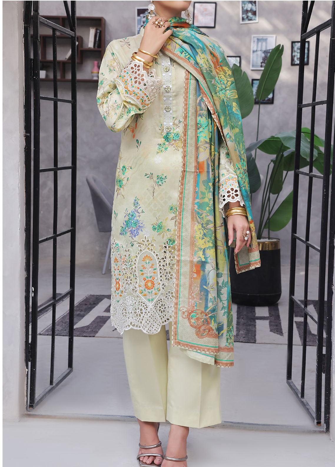 Ayesha Alishba By VS Textile Embroidered Lawn 3 Piece Unstitched Suit VS25AAELE D-58 Ayesha Alishba By VS Textile Embroidered Lawn 3 Piece Unstitched Suit VS25AAELE D-58