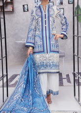 Ayesha Alishba By VS Textile Embroidered Lawn 3 Piece Unstitched Suit VS25AAELE D-60