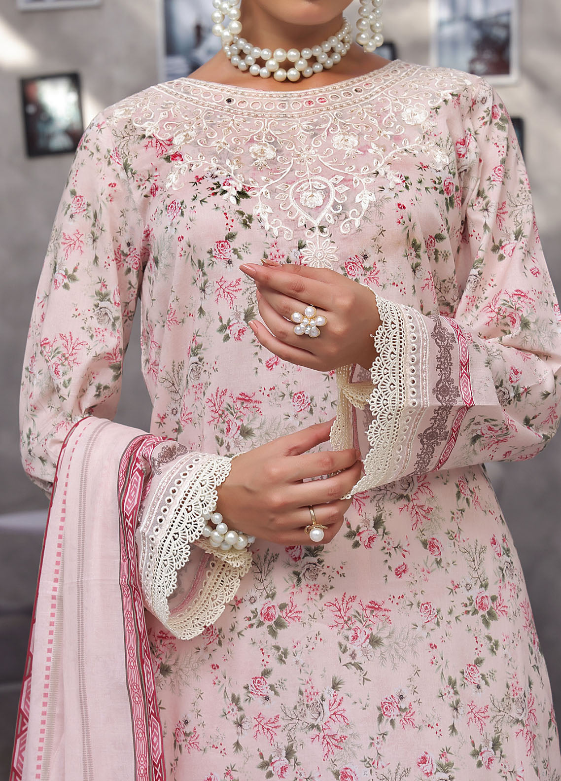 Ayesha Alishba By VS Textile Embroidered Lawn 3 Piece Unstitched Suit VS25AAELE D-62 Ayesha Alishba By VS Textile Embroidered Lawn 3 Piece Unstitched Suit VS25AAELE D-62