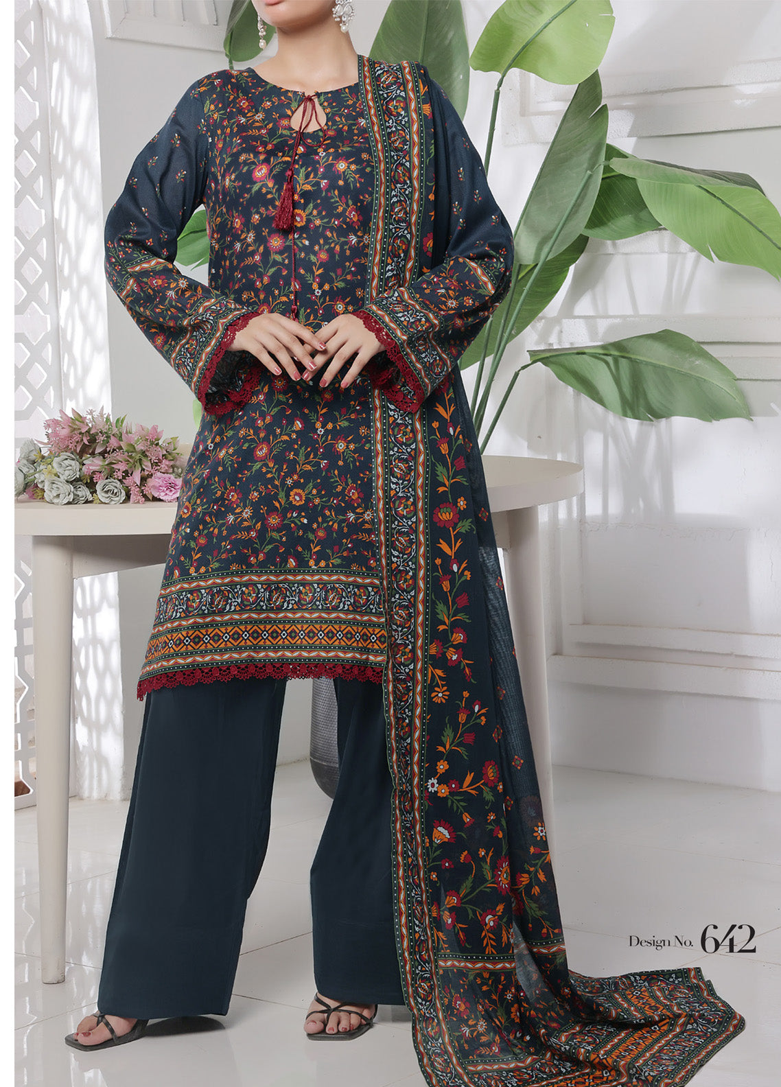 Ayesha Alishba By VS Textile Printed Lawn 3 Piece Unstitched Suit VS25AAPL D-642 Ayesha Alishba By VS Textile Printed Lawn 3 Piece Unstitched Suit VS25AAPL D-642