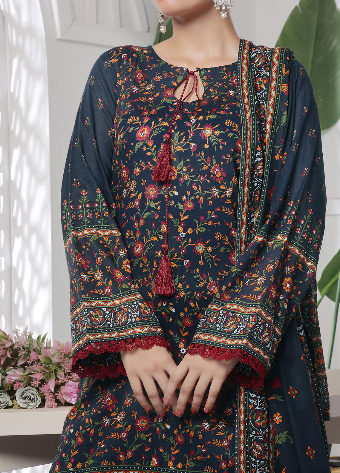 Ayesha Alishba By VS Textile Printed Lawn 3 Piece Unstitched Suit VS25AAPL D-642 Ayesha Alishba By VS Textile Printed Lawn 3 Piece Unstitched Suit VS25AAPL D-642
