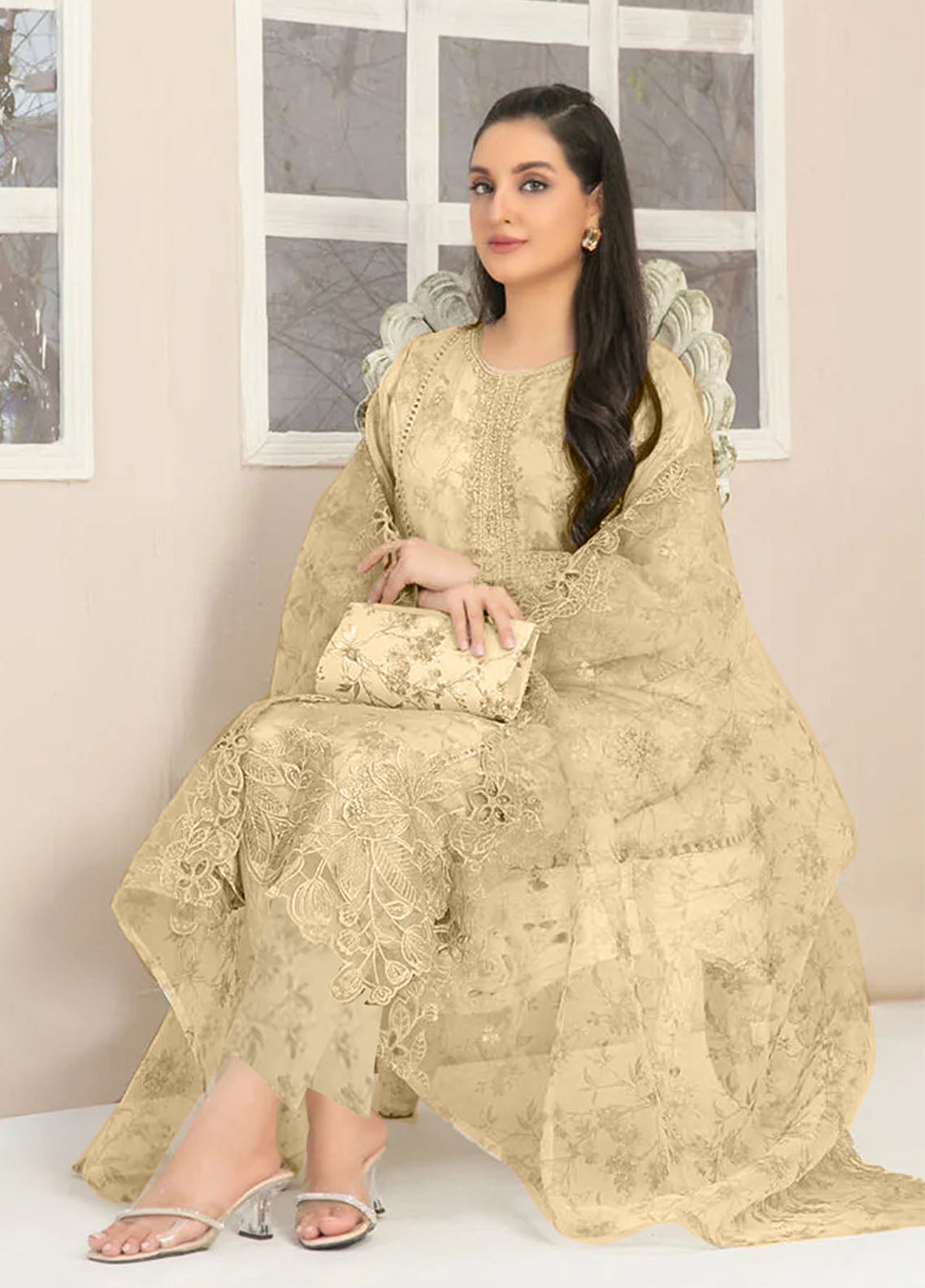 Aylaa By Schick Embroidered Fancy Chiffon 3 Piece Stitched Suit SDH25AV1 D-SEF-02 Aylaa By Schick Embroidered Fancy Chiffon 3 Piece Stitched Suit SDH25AV1 D-SEF-02