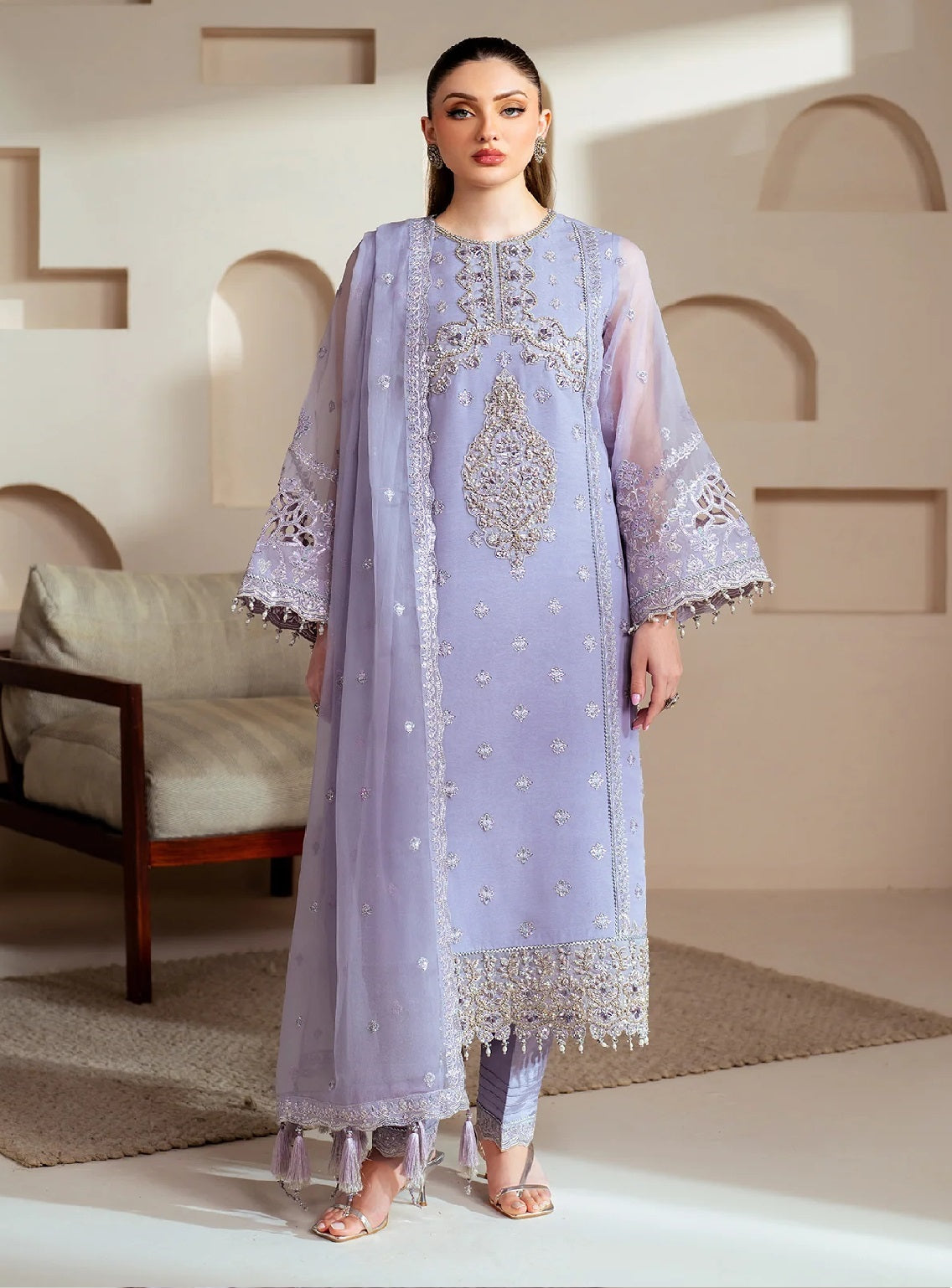 Aymal By Alizeh Embroidered Chiffon 3 Piece Unstitched Suit AF25A D-4041 MARINE Aymal By Alizeh Embroidered Chiffon 3 Piece Unstitched Suit AF25A D-4041 MARINE