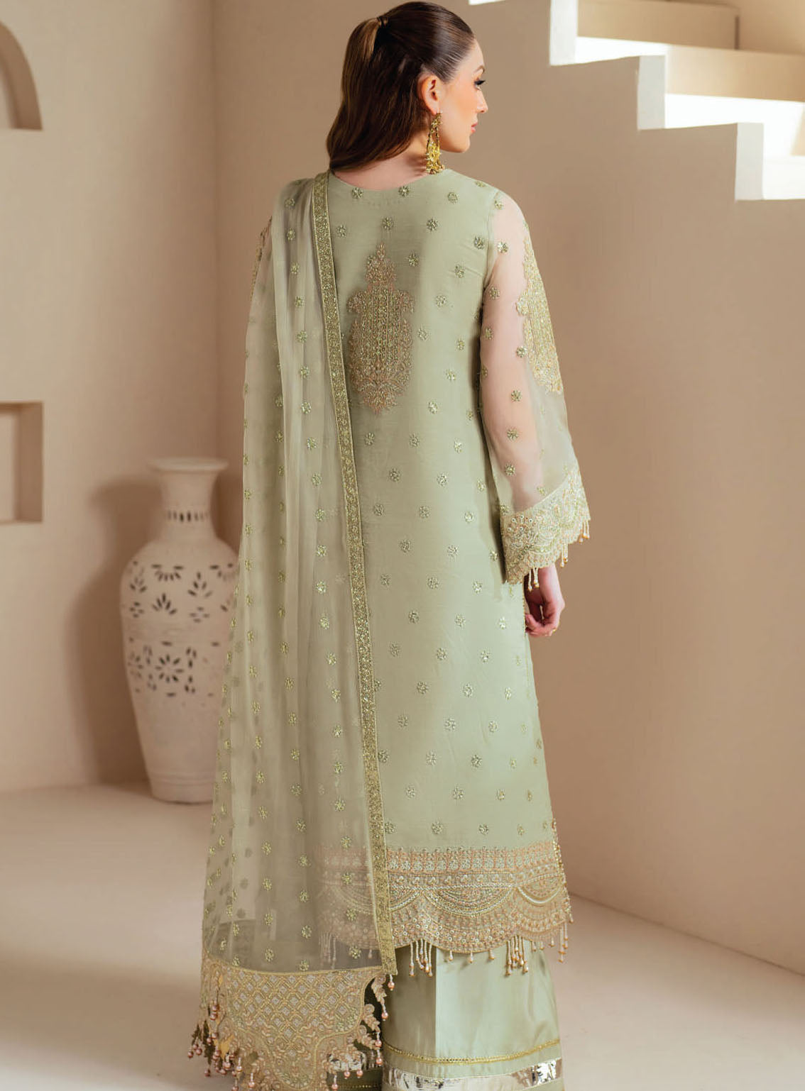 Aymal By Alizeh Embroidered Chiffon 3 Piece Unstitched Suit AF25A D-4042 ALISH Aymal By Alizeh Embroidered Chiffon 3 Piece Unstitched Suit AF25A D-4042 ALISH