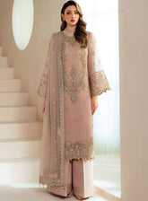 Aymal By Alizeh Embroidered Chiffon 3 Piece Unstitched Suit AF25A D-4043 JADE