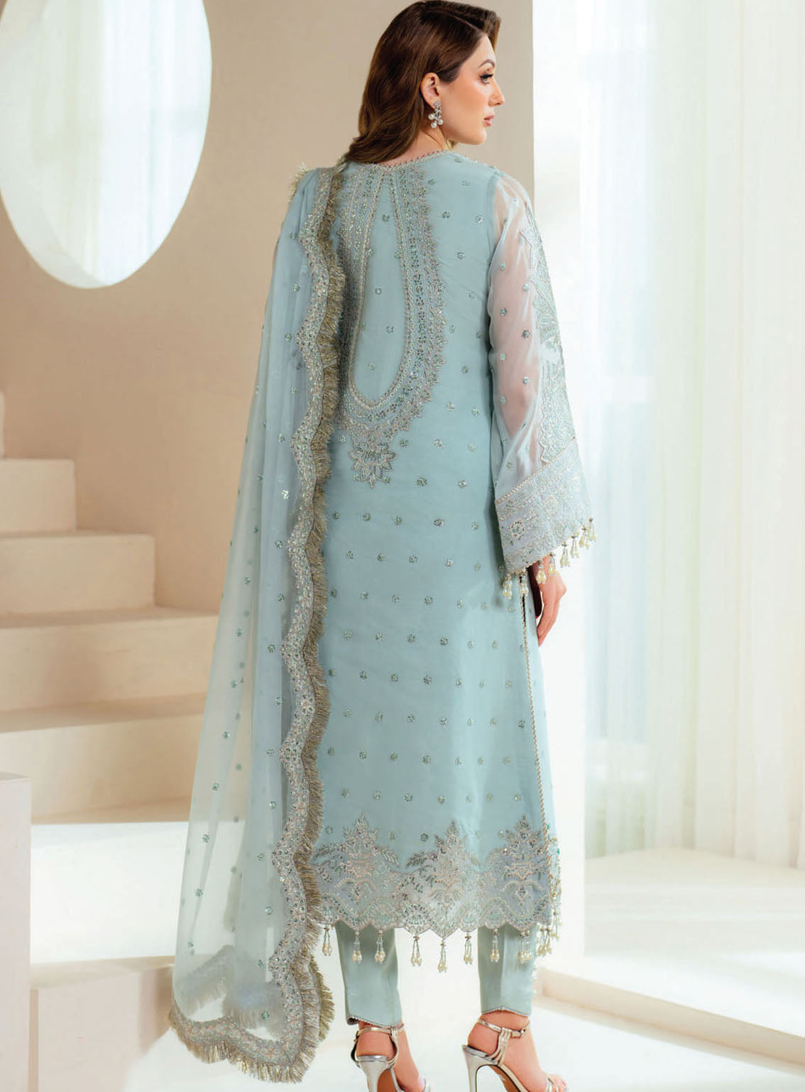 Aymal By Alizeh Embroidered Chiffon 3 Piece Unstitched Suit AF25A D-4044 ORLA Aymal By Alizeh Embroidered Chiffon 3 Piece Unstitched Suit AF25A D-4044 ORLA