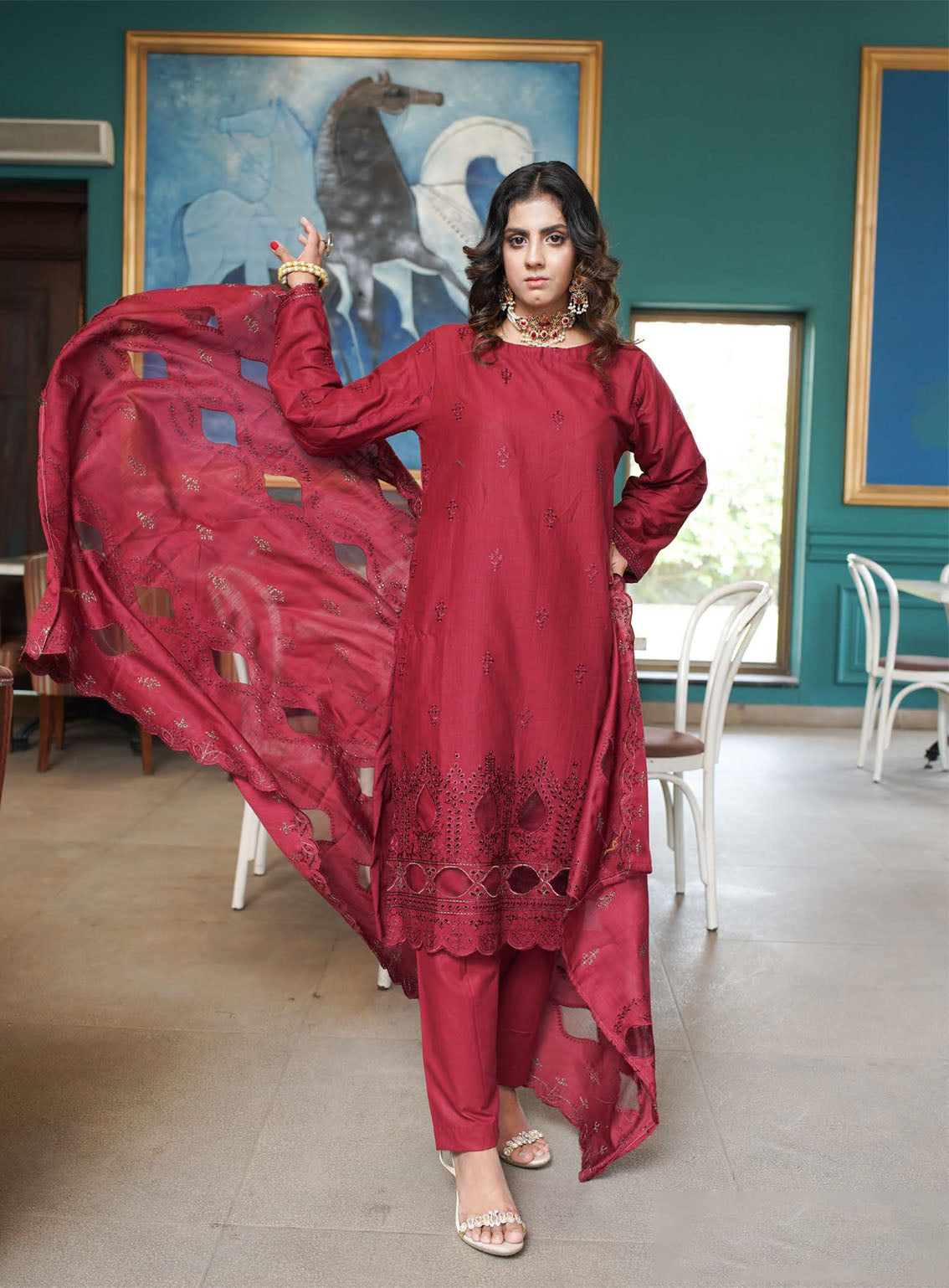 Ayzal By Mian Rafiq Doriya Embroidered Lawn 3 Piece Unstitched Suit MR24A DCL-03 Ayzal By Mian Rafiq Doriya Embroidered Lawn 3 Piece Unstitched Suit MR24A DCL-03