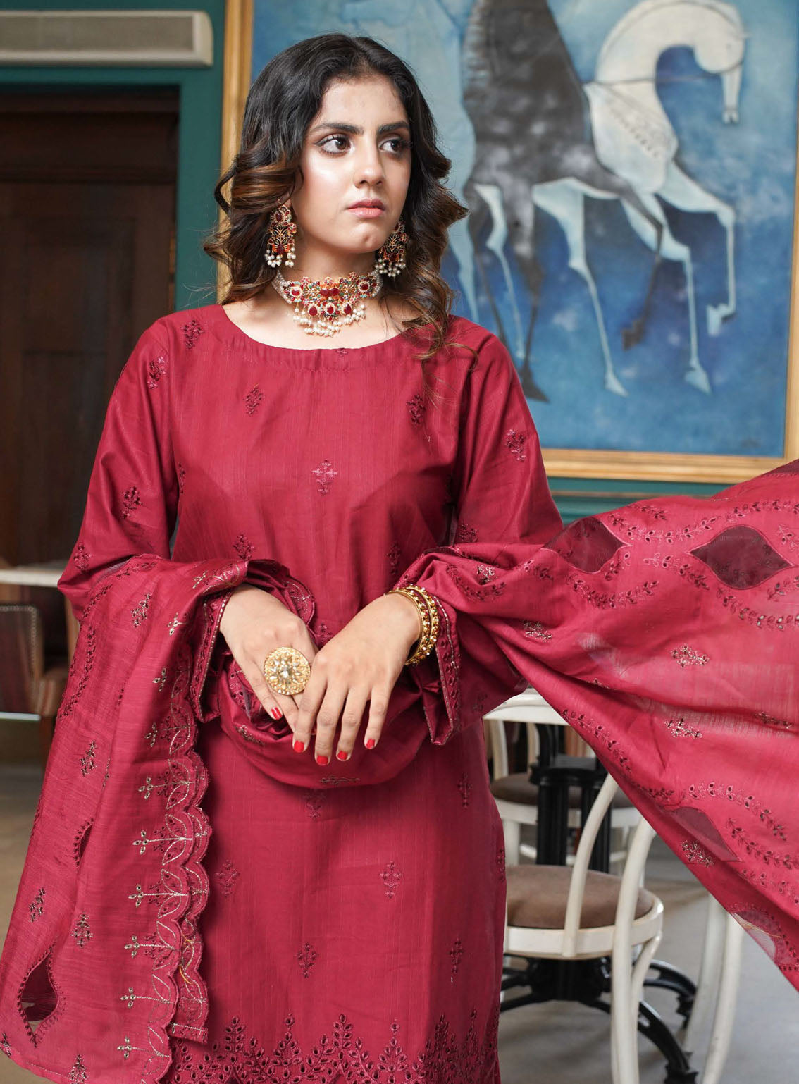 Ayzal By Mian Rafiq Doriya Embroidered Lawn 3 Piece Unstitched Suit MR24A DCL-03 Ayzal By Mian Rafiq Doriya Embroidered Lawn 3 Piece Unstitched Suit MR24A DCL-03