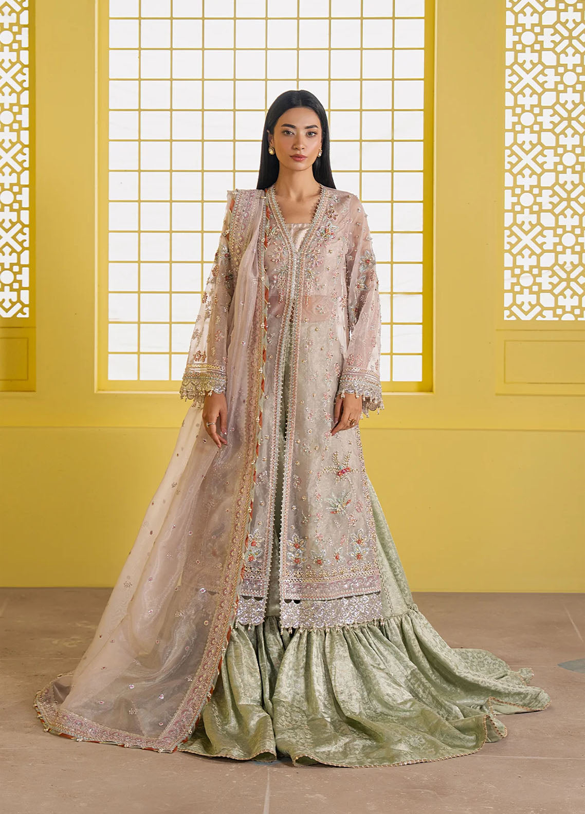 Ayzel By Afrozeh Ayzel By Afrozeh Solaris Embroidered Organza 3 Piece Unstitched Suit AF25ASWF D-03 Ayzel By Afrozeh Ayzel By Afrozeh Solaris Embroidered Organza 3 Piece Unstitched Suit AF25ASWF D-03