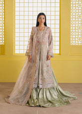 Ayzel By Afrozeh Ayzel By Afrozeh Solaris Embroidered Organza 3 Piece Unstitched Suit AF25ASWF D-03