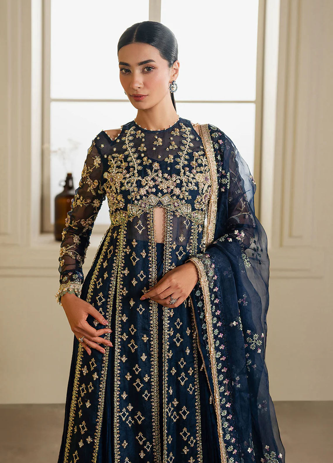 Ayzel By Afrozeh Ayzel By Afrozeh Solaris Embroidered Organza 3 Piece Unstitched Suit AF25ASWF D-05 Ayzel By Afrozeh Ayzel By Afrozeh Solaris Embroidered Organza 3 Piece Unstitched Suit AF25ASWF D-05