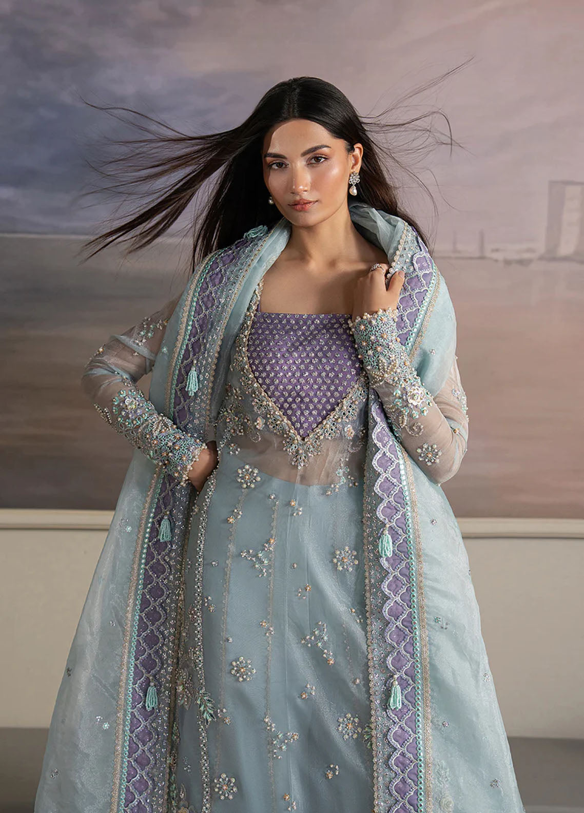 Ayzel By Afrozeh Ayzel By Afrozeh Solaris Embroidered Organza 3 Piece Unstitched Suit AF25ASWF D-10 Ayzel By Afrozeh Ayzel By Afrozeh Solaris Embroidered Organza 3 Piece Unstitched Suit AF25ASWF D-10