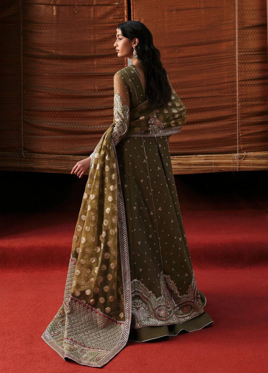 Ayzel By Afrozeh Kaashvi Embroidered Net 3 Piece Unstitched Suit AF25KW D-06 JHANVI Ayzel By Afrozeh Kaashvi Embroidered Net 3 Piece Unstitched Suit AF25KW D-06 JHANVI