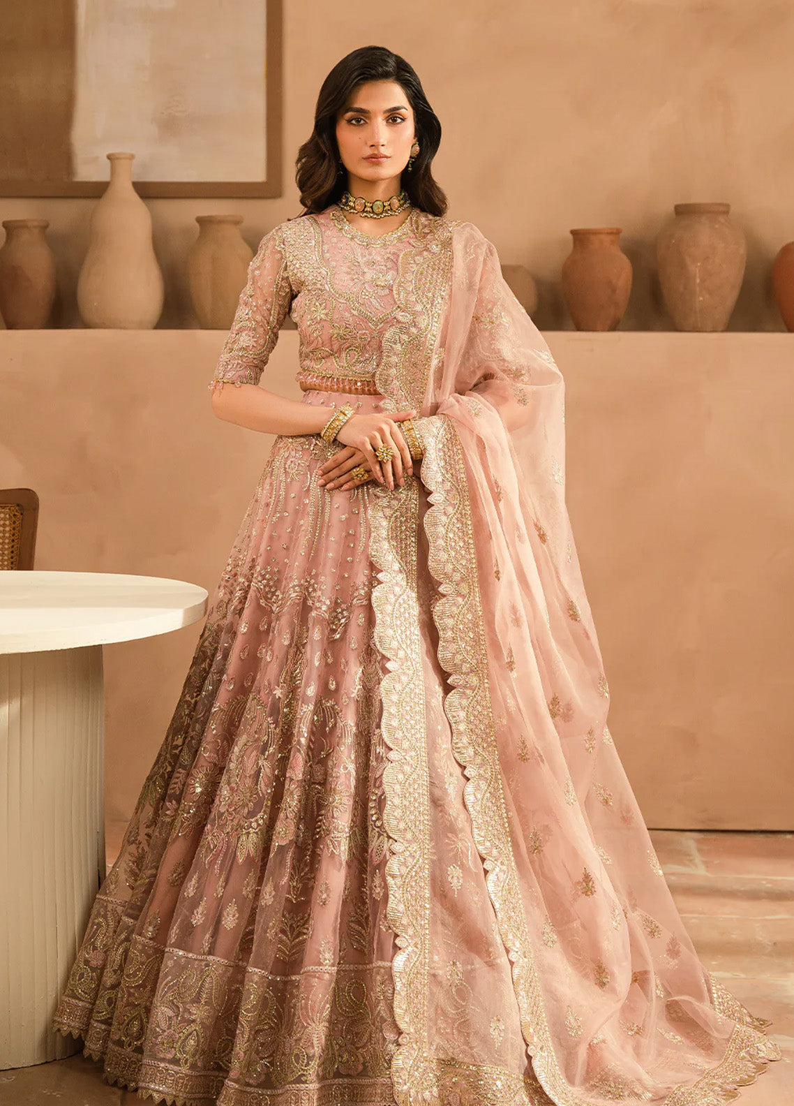 Ayzel By Afrozeh Panache Embroidered Net 3 Piece Unstitched Suit AF24PF D-01 JELENA Ayzel By Afrozeh Panache Embroidered Net 3 Piece Unstitched Suit AF24PF D-01 JELENA