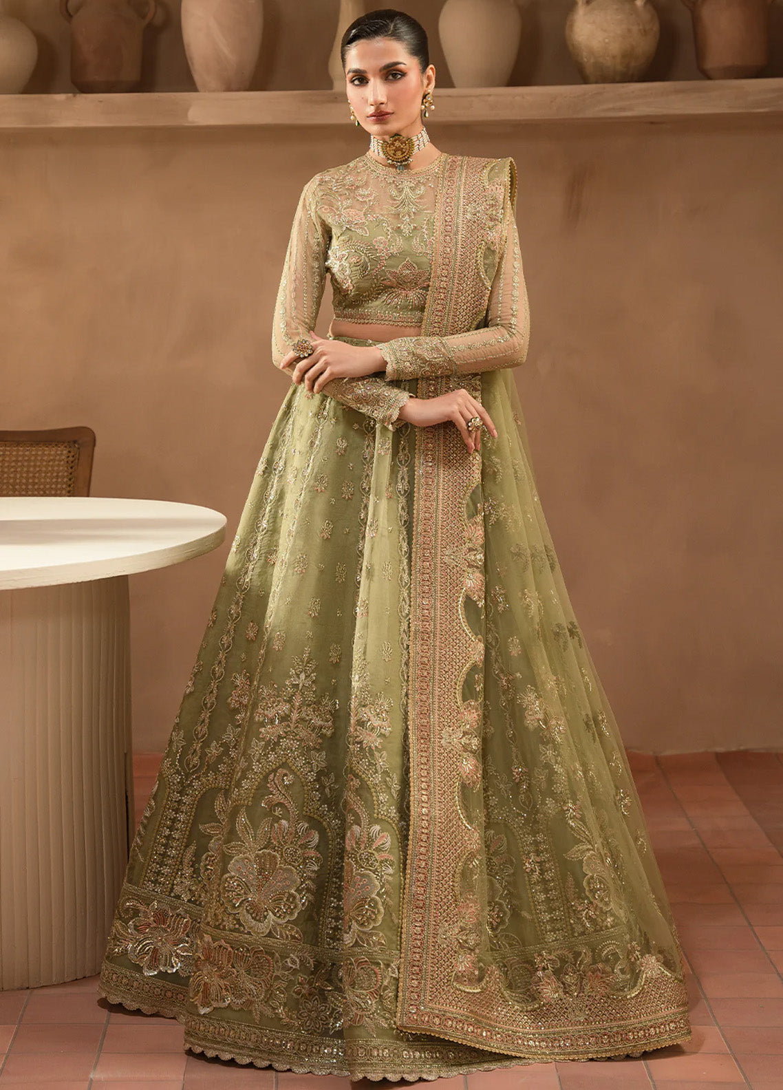 Ayzel By Afrozeh Panache Embroidered Organza 3 Piece Unstitched Suit AF24PF D-02 INESSA Ayzel By Afrozeh Panache Embroidered Organza 3 Piece Unstitched Suit AF24PF D-02 INESSA
