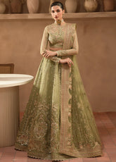 Ayzel By Afrozeh Panache Embroidered Organza 3 Piece Unstitched Suit AF24PF D-02 INESSA