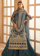 Ayzel By Afrozeh Panache Embroidered Organza 3 Piece Unstitched Suit AF24PF D-03 LARA