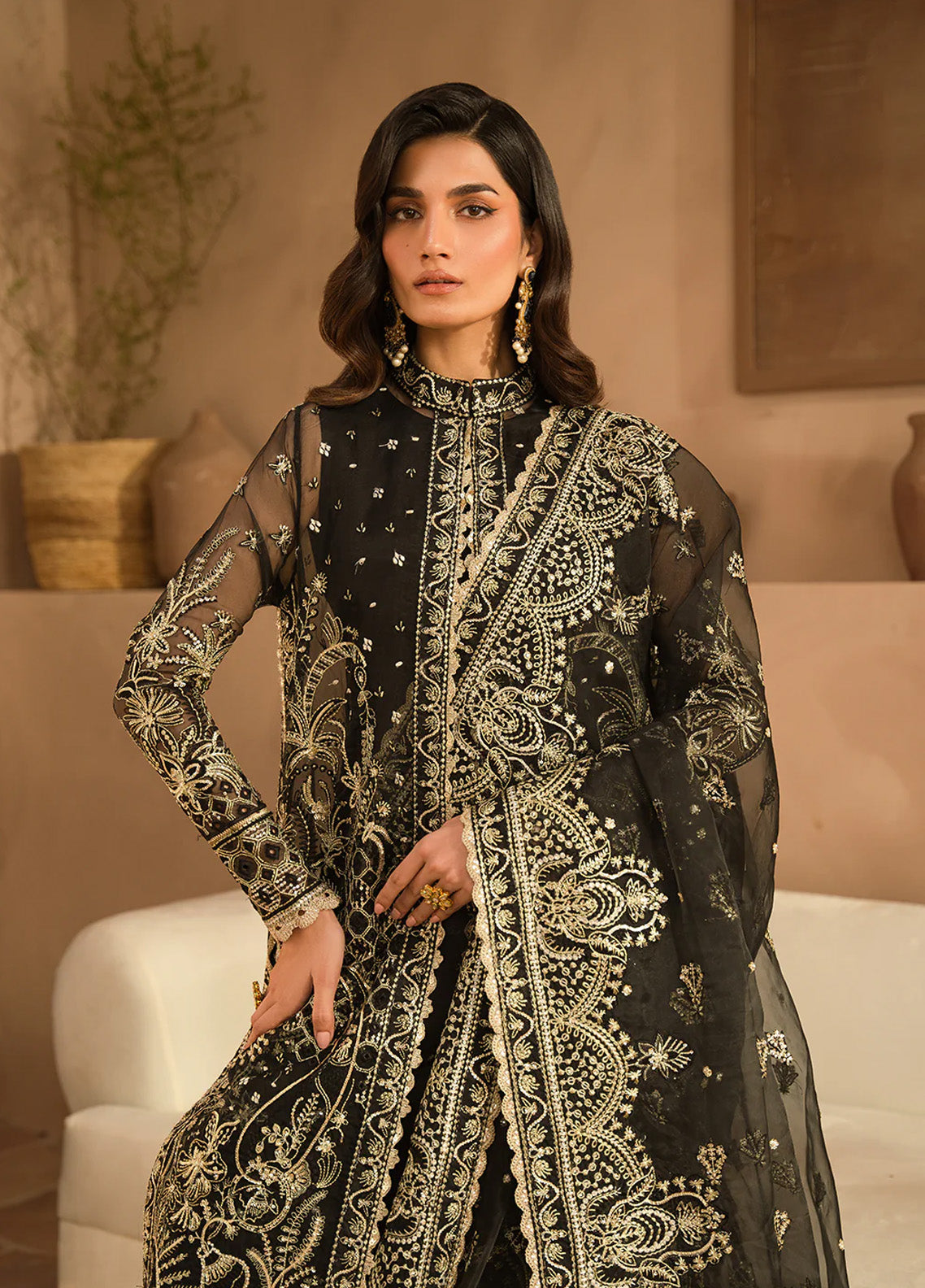 Ayzel By Afrozeh Panache Embroidered Organza 3 Piece Unstitched Suit AF24PF D-06 ORINA Ayzel By Afrozeh Panache Embroidered Organza 3 Piece Unstitched Suit AF24PF D-06 ORINA